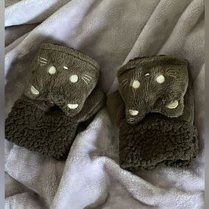 Authentic Japanese Harajuku kitty mittens